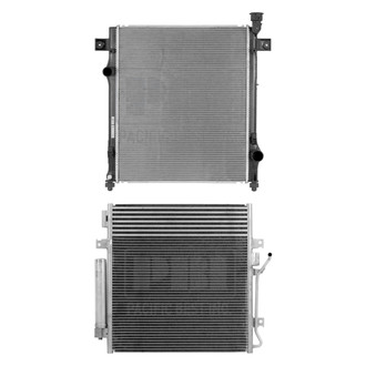 Pacific Best® - Radiator and Condenser Kit