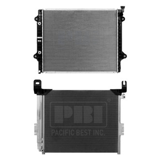 Pacific Best® - Radiator and Condenser Kit