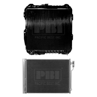 Pacific Best® - Radiator and Condenser Kit