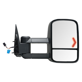 Pacific Best® - Passenger Side Power Towing Mirror (Heated, Foldaway) (Standard Line)