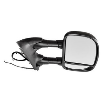 Pacific Best® - Passenger Side Power Remote Towing Mirror (Non-Heated, Foldaway)