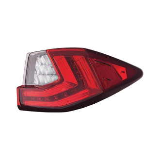 Pacific Best® - Passenger Side Outer Replacement Tail Light (CAPA Certified)