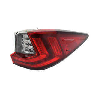 Pacific Best® - Passenger Side Outer Replacement Tail Light (Standard Line)