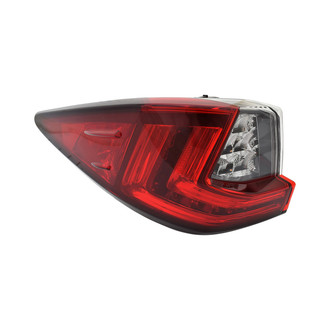 Pacific Best® - Driver Side Outer Replacement Tail Light (Standard Line)