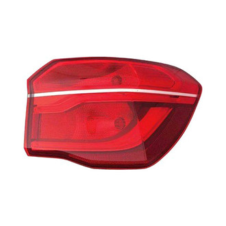 Pacific Best® - Passenger Side Outer Replacement Tail Light (CAPA Certified)