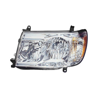 Pacific Best® - Driver Side Replacement Headlight Lens and Housing (Standard Line)