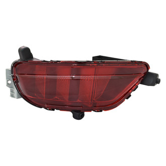 Pacific Best® - Rear Driver Side Bumper Reflector (CAPA Certified)