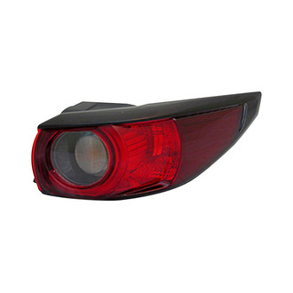 Pacific Best® - Passenger Side Outer Replacement Tail Light (CAPA Certified)