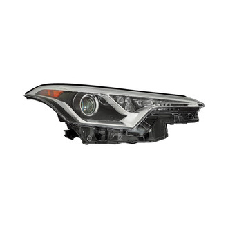 Pacific Best® - Passenger Side Replacement Headlight Lens and Housing (CAPA Certified)