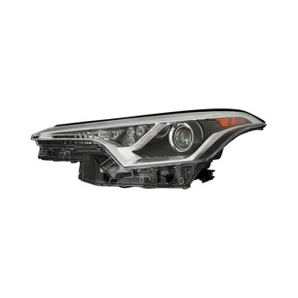 Pacific Best® - Driver Side Replacement Headlight Lens and Housing (CAPA Certified)