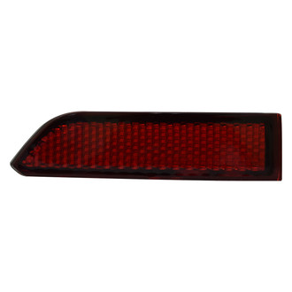 Pacific Best® - Rear Outer Driver Side Bumper Reflector (Standard Line)