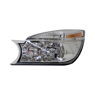 Pacific Best® - Driver Side Replacement Headlight (Standard Line)