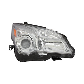 Pacific Best® - Passenger Side Replacement Headlight Lens and Housing (Standard Line)
