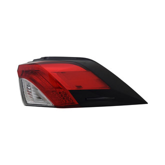 Pacific Best® - Passenger Side Outer Replacement Tail Light (CAPA Certified)