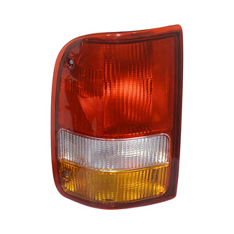 Pacific Best® - Driver Side Replacement Tail Light Lens and Housing (CAPA Certified)