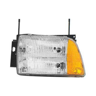 Pacific Best® - Driver Side Replacement Headlight (Standard Line)
