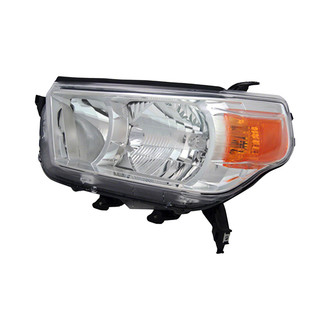 Pacific Best® - Driver Side Replacement Headlight Lens and Housing (Standard Line)