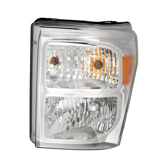 Pacific Best® - Driver Side Replacement Headlight Lens and Housing (Standard Line)