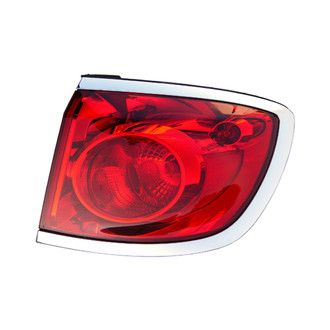 Pacific Best® - Passenger Side Outer Replacement Tail Light (CAPA Certified)