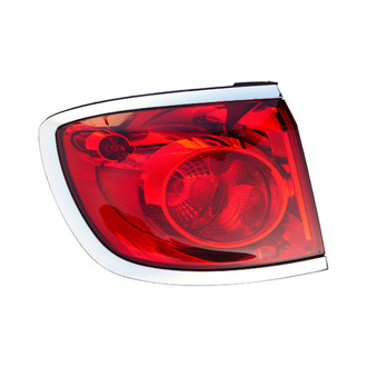 Pacific Best® - Driver Side Outer Replacement Tail Light (CAPA Certified)