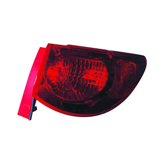 Pacific Best® - Passenger Side Outer Replacement Tail Light (CAPA Certified)