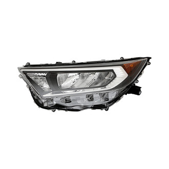 Pacific Best® - Driver Side Replacement Headlight Lens and Housing (Standard Line)