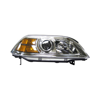 Pacific Best® - Passenger Side Replacement Headlight Lens and Housing (CAPA Certified)