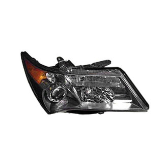 Pacific Best® - Passenger Side Replacement Headlight Lens and Housing (Standard Line)