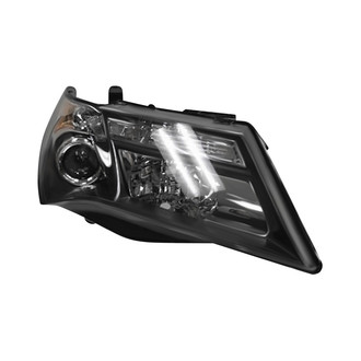 Pacific Best® - Passenger Side Replacement Headlight Lens and Housing (Standard Line)