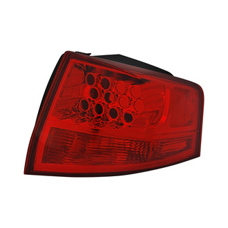 Pacific Best® - Passenger Side Outer Replacement Tail Light Lens and Housing (Standard Line)