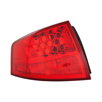 Pacific Best® - Driver Side Outer Replacement Tail Light Lens and Housing (Standard Line)