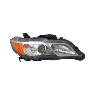 Pacific Best® - Passenger Side Replacement Headlight Lens and Housing (CAPA Certified)