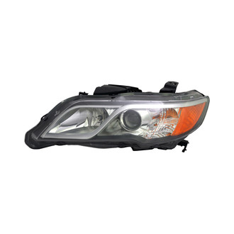 Pacific Best® - Driver Side Replacement Headlight Lens and Housing (CAPA Certified)