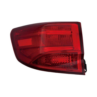 Pacific Best® - Driver Side Outer Replacement Tail Light (CAPA Certified)
