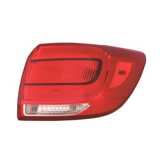 Pacific Best® - Passenger Side Outer Replacement Tail Light (CAPA Certified)