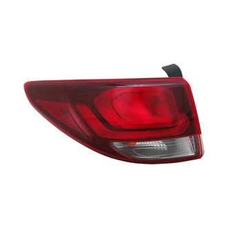 Pacific Best® - Driver Side Outer Replacement Tail Light (CAPA Certified)