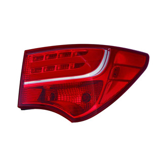 Pacific Best® - Passenger Side Outer Replacement Tail Light (NSF Certified)