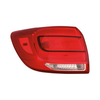 Pacific Best® - Driver Side Outer Replacement Tail Light (Standard Line)