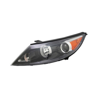 Pacific Best® - Driver Side Replacement Headlight (Standard Line)