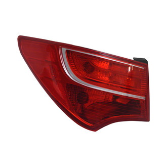Pacific Best® - Driver Side Outer Replacement Tail Light (CAPA Certified)