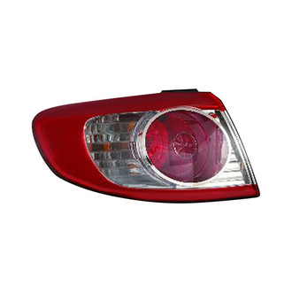 Pacific Best® - Driver Side Outer Replacement Tail Light (Standard Line)