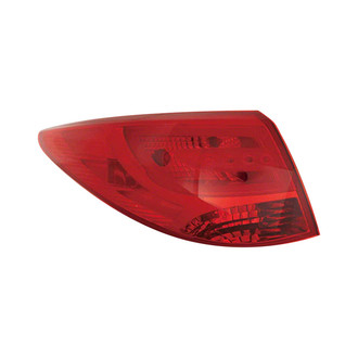 Pacific Best® - Driver Side Outer Replacement Tail Light (Standard Line)