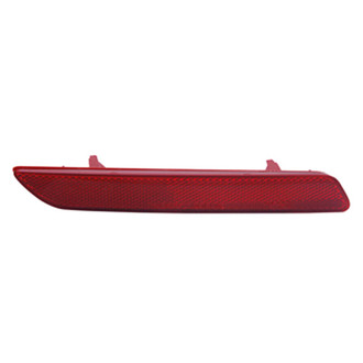 Pacific Best® - Rear Driver Side Bumper Reflector (CAPA Certified)