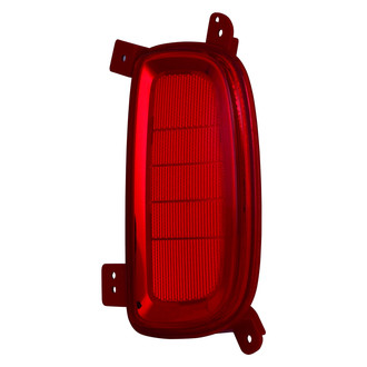 Pacific Best® - Rear Passenger Side Bumper Reflector (CAPA Certified)