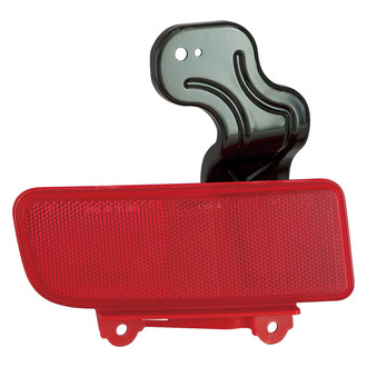 Pacific Best® - Rear Driver Side Bumper Reflector (CAPA Certified)
