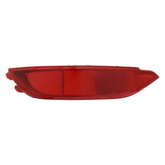 Pacific Best® - Rear Driver Side Bumper Reflector (CAPA Certified)