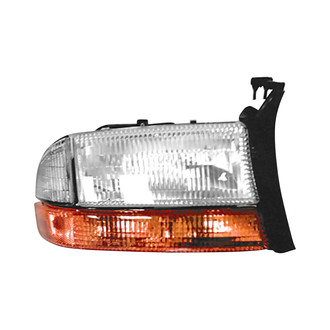 Pacific Best® - Passenger Side Replacement Headlight (Standard Line)