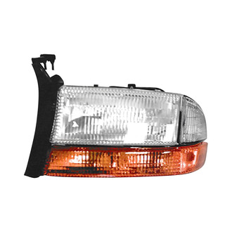 Pacific Best® - Driver Side Replacement Headlight (Standard Line)