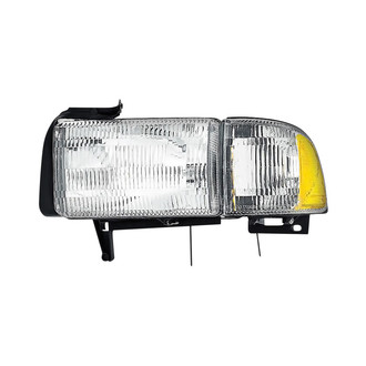 Pacific Best® - Driver Side Replacement Headlight (CAPA Certified)