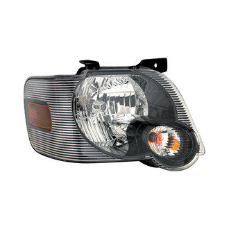 Pacific Best® - Passenger Side Replacement Headlight (CAPA Certified)
